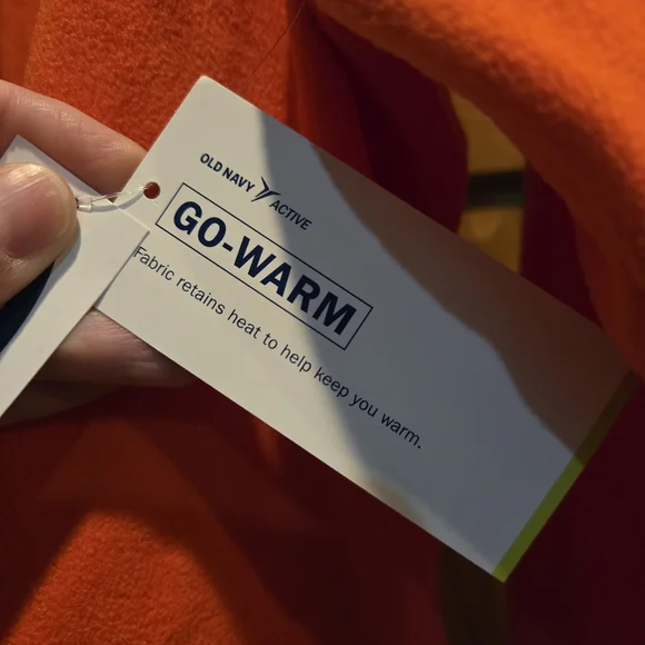 Old Navy Vibrant Red Cowl Neck Hoodie - Picture 5 of 16